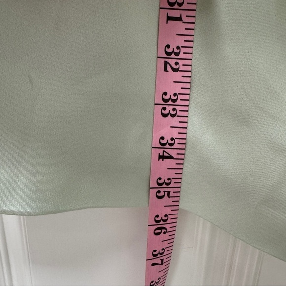 Significant Other Mint Green One-Shoulder Satin Dress - Picture 7 of 12